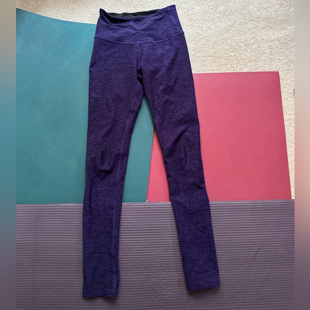 Beyond Yoga Purple Space Dye Yoga Pants S Small